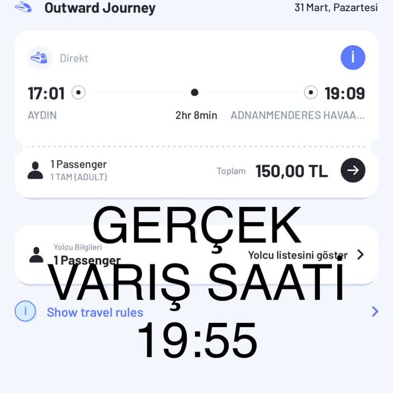 Tren Gecikmesi Yüzünden Kaçan Uçak Ve Ekstra Masraflar