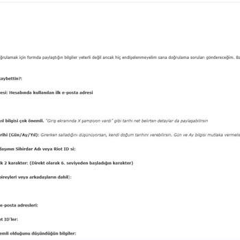 Satın Aldığım Valorant Hesabı Geri Çekildi Ve Destek Yetersiz