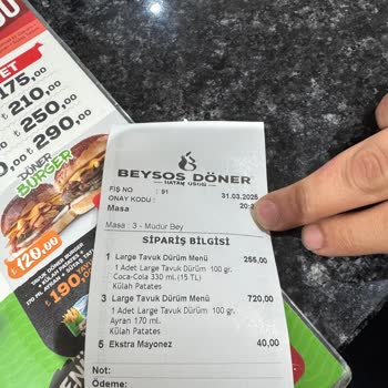 Ekstra Sos Ücretiyle Hayal Kırıklığı