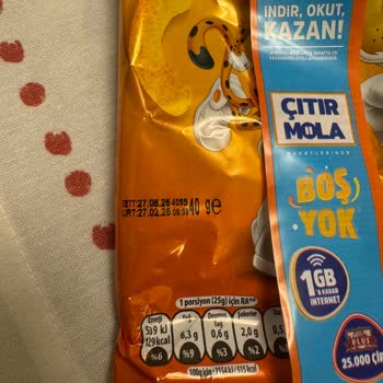 Cheetos Peynirli Cipslerin Şekil Sorunu