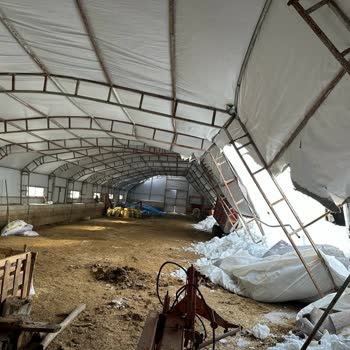 Ekin Çadır Yaptırdığım 46m×13m Olan Küçükbaş Çadırı Çöktü