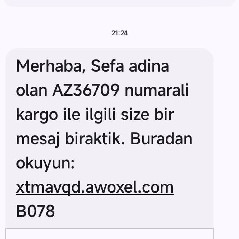 TikTok Üzerinden Gelen Şüpheli Mesaj