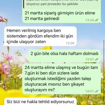 İade Sürecinde Müşteri Hizmetlerinde Hayal Kırıklığı