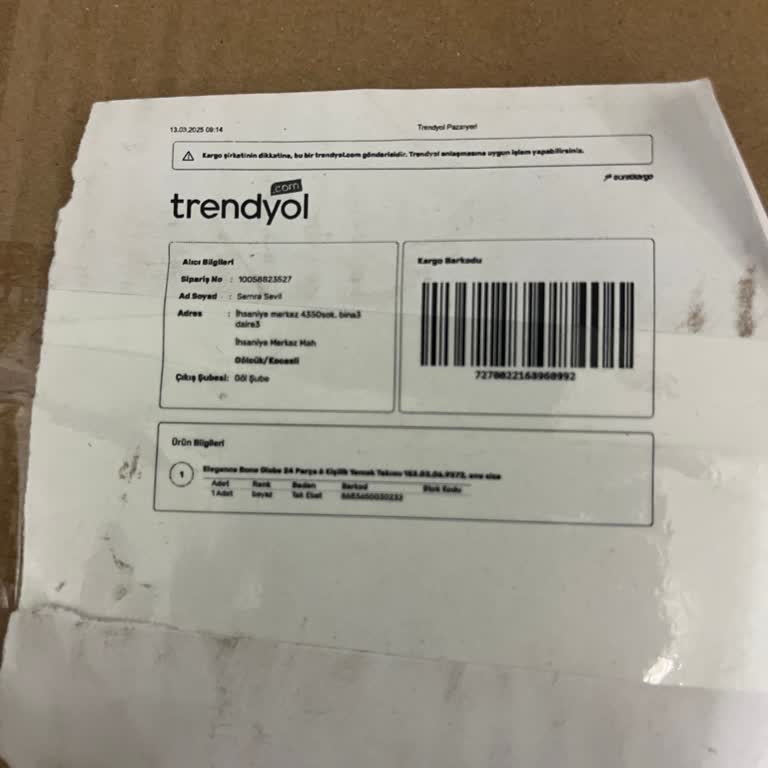 Yanlış Teslimat Ve Yetersiz Müşteri Hizmeti Deneyimi