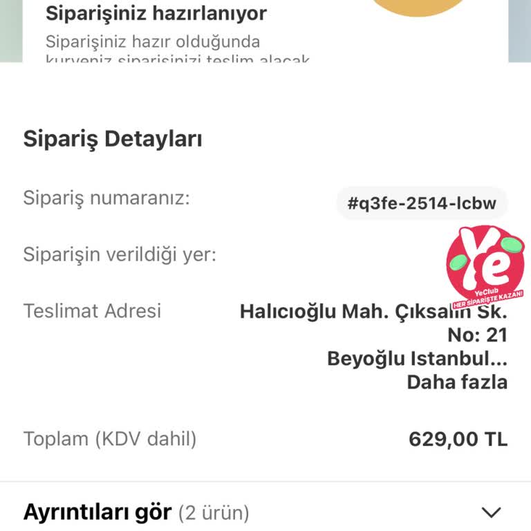 Yemek Sepeti'nde 600 TL'lik Sipariş Ortada Yok!