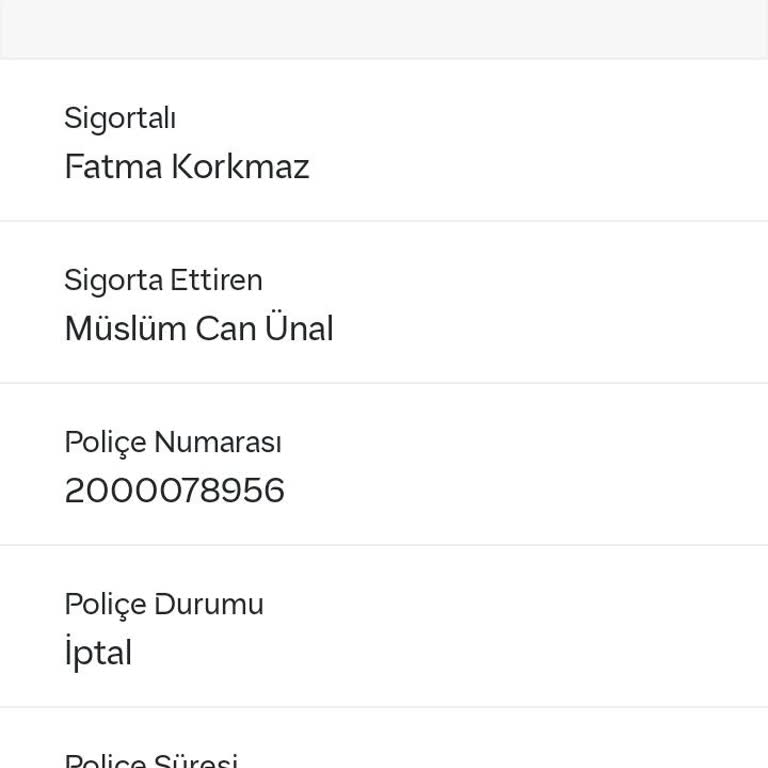 Yanlış Bilgilendirme Sonucu Poliçe İptali
