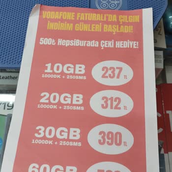 Vodafone Hediye Çeki Mağduriyeti