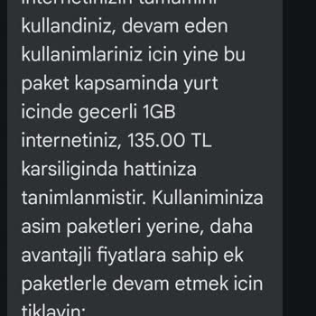 Faturalandırma Sorunları Ve Aşım Ücretleri Hakkında Şikayet
