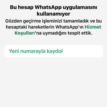 WhatsApp Hesabım Haksız Yere Engellendi, Yardım Edin!