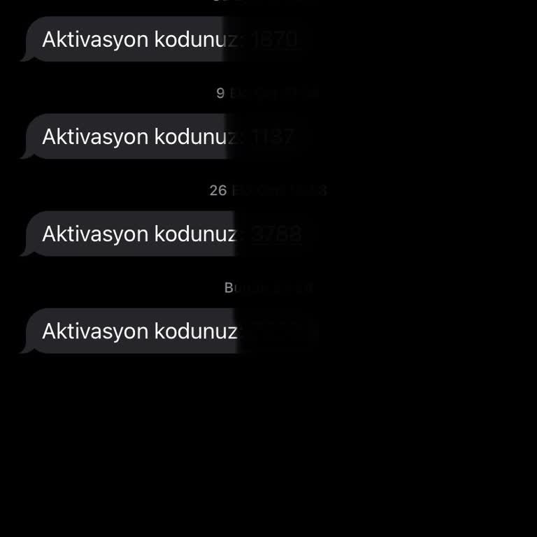 Sürekli Gelen Aktivasyon Kodları Kafamı Karıştırıyor