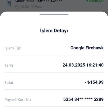 Kartımdan İzinsiz Para Çekimi