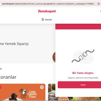 Yemeksepeti Market'te Eksik Teslimat Ve Erişim Sorunları