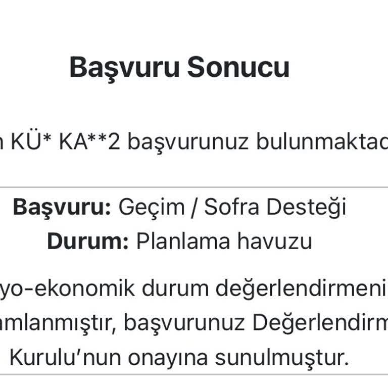 Sosyal Yardım Başvurum Neden Beklemede?