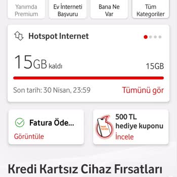 Vodafone Sınırsız Hat Paylaşım Sorunu