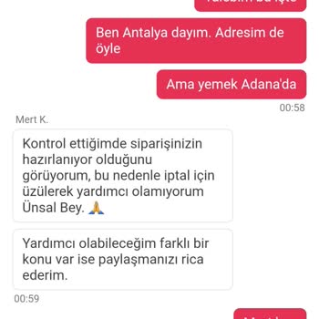 Yanlış İle Gönderilen Sipariş Ve Yetersiz Müşteri Hizmeti