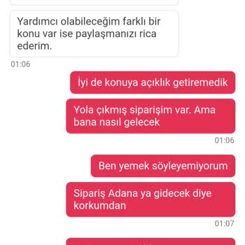 Yanlış İle Gönderilen Sipariş Ve Yetersiz Müşteri Hizmeti