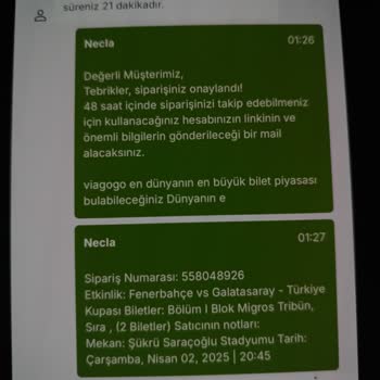 Maç Biletlerimizin İptali Ve Hayal Kırıklığı