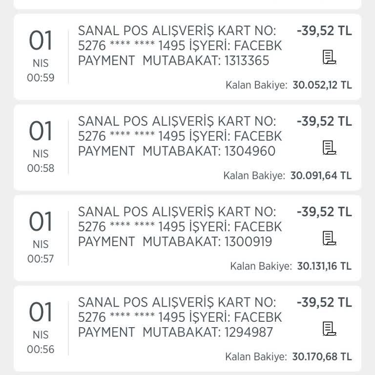 İzinsiz Facebook Payment Çekimi: Kart Bilgilerim Güvende Mi?