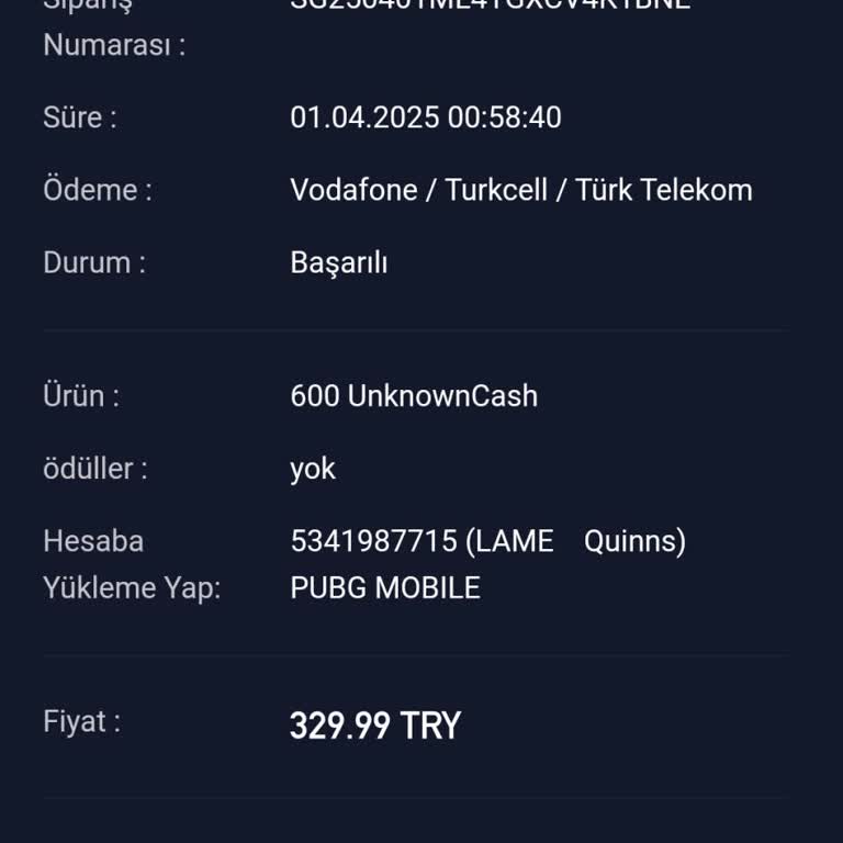 Midasbuy'dan Aldığım Ürün Teslim Edilmedi