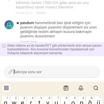 Defolu Ürün Ve İade Sorunu: Satıcıdan Yanıltıcı Bilgilendirme