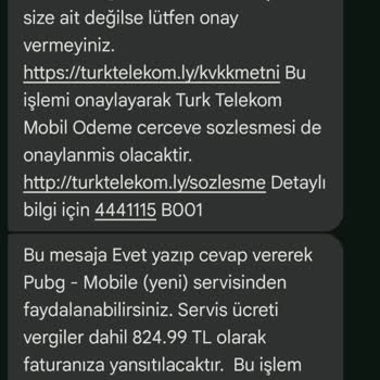 Mobil Ödeme Hatası: Bilgim Dışında Yüksek Fatura