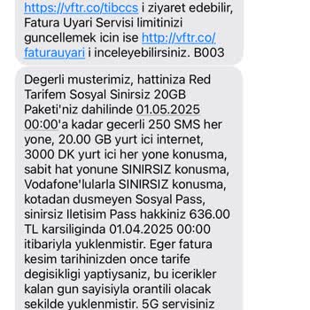 Vodafone'un Fahiş Zam Ve Adaletsiz Fiyatlandırma Politikası