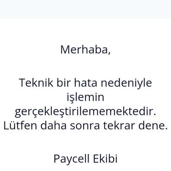 Paycell Şifre Yenileme Sorunu