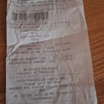 Koton Mağazasının İade Politikası Müşteriyi Mağdur Ediyor