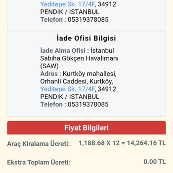 Araç Kiralama Rezervasyonunda Findeks Sürprizi