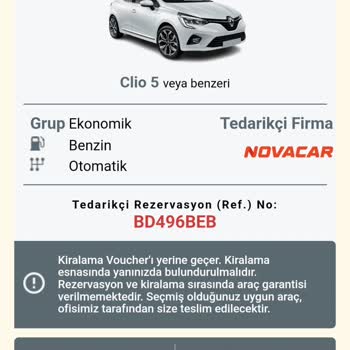 Araç Kiralama Rezervasyonunda Findeks Sürprizi