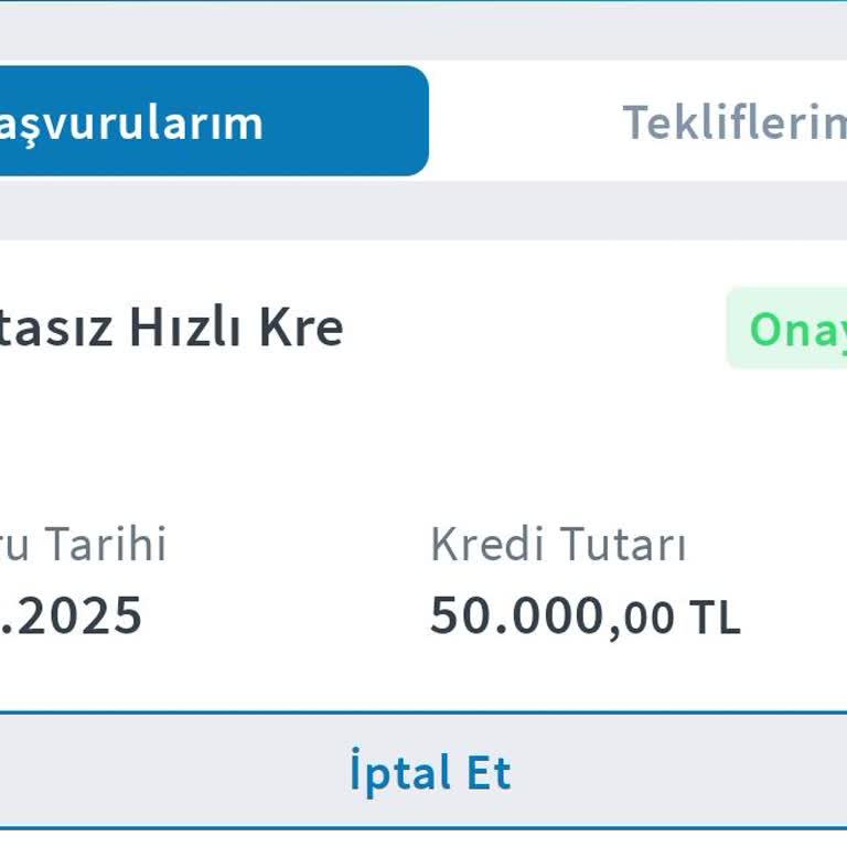 Halkbank Mobil Uygulamasında Kredi Kullanım Sorunu