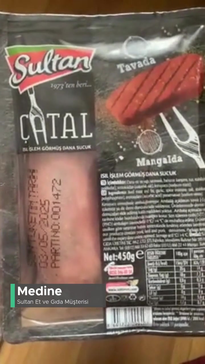 Sultan Çatal Sucuk Kapalı Paket Küflendi videonun kapak resmi