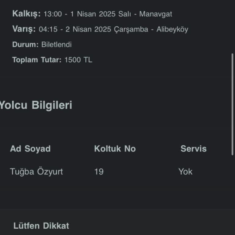 İptal Edilemeyen Bilet Ve Ücret İadesi Sorunu