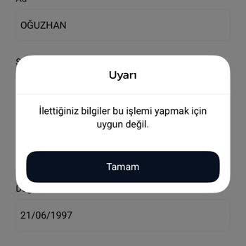 Hesap Doğrulama Sorunu Ve Yanıltıcı Geri Bildirim