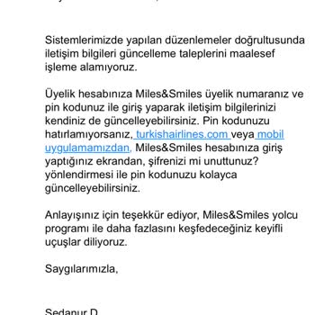 THY Mobil Şube Giriş Sorunu Ve Destek Eksikliği