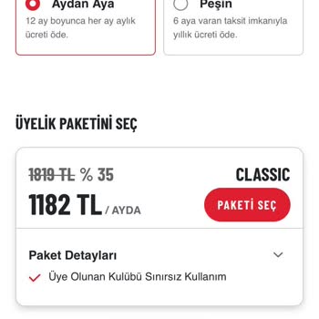 Üyelik Yenileme İndirim Sorunu