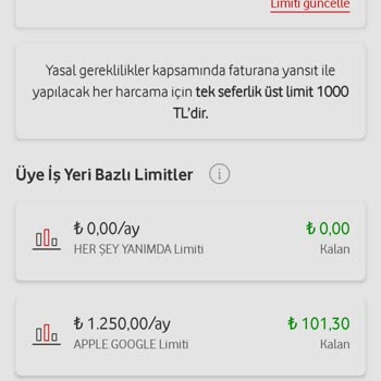 Vodafone Pay Uygulamasında Anında Bakiye Sorunu