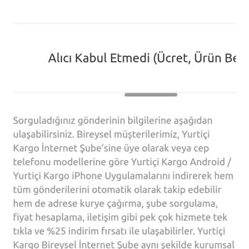 Yurtiçi Kargo Teslimat Talebi