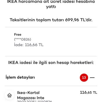 Eksik Ve Hatalı Gardırop İadesinde Yanlış Ücret İadesi