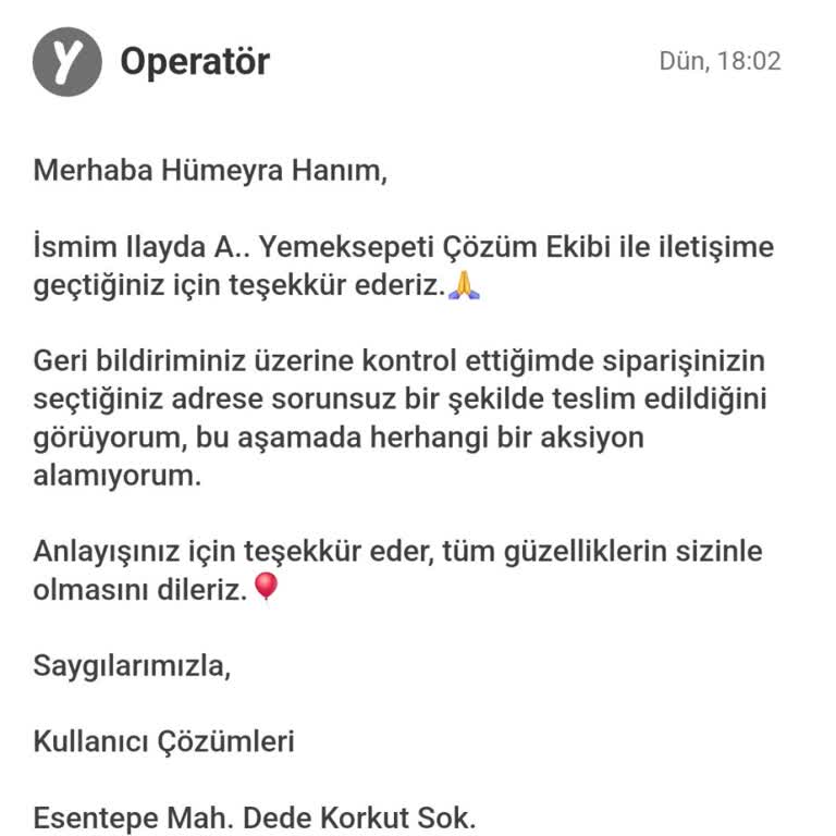 Teslim Edilmeyen Siparişin Ücreti İade Edilmeli