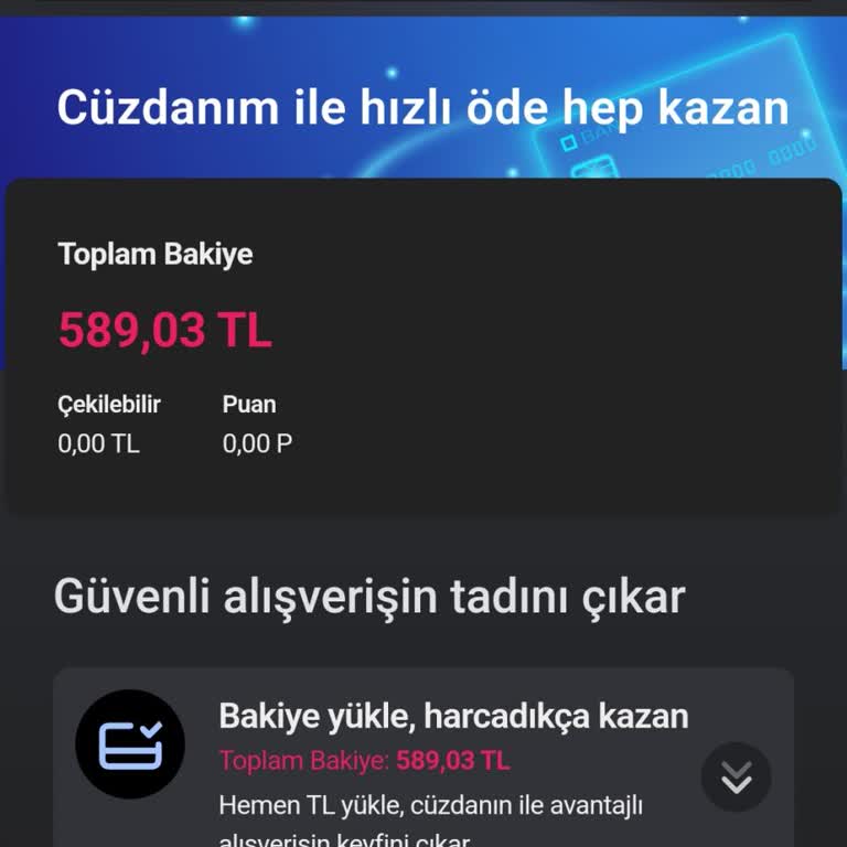 Dijipin Cüzdan Bakiyesi Sorunu