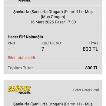 Son Dakika İptali Ve İade Sorunu İle Mağduriyet