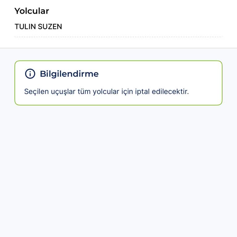 Uçak Bileti İadesinde Yetersiz Geri Ödeme
