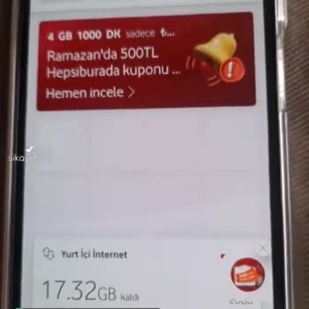 Vodafone Sorunu Çözemiyor!