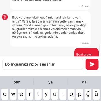 Burger King'de Sipariş Sorunu Ve İade Talebi