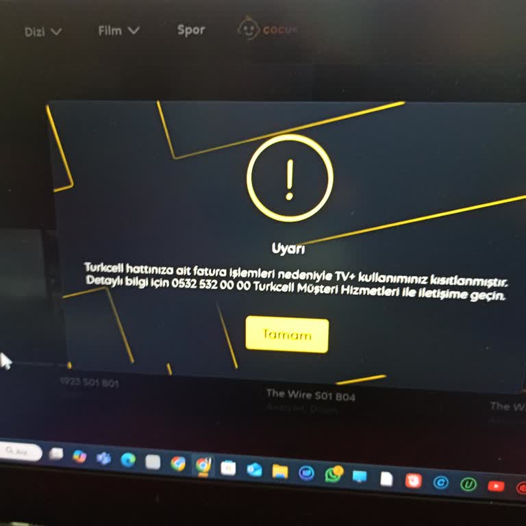 TV+ Erişim Sorunu Ve Müşteri Hizmetleri Çözümsüzlüğü