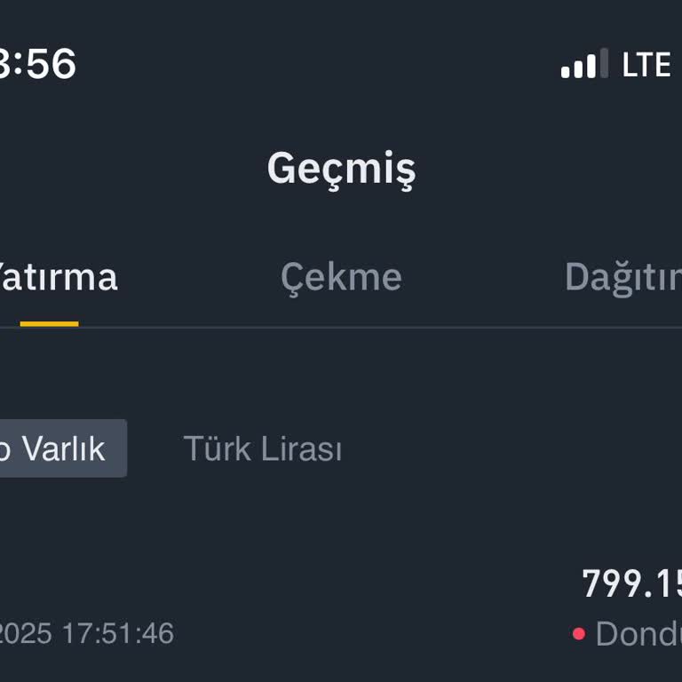 Binance TR'de Dondurulan Coin Transferi Sorunu