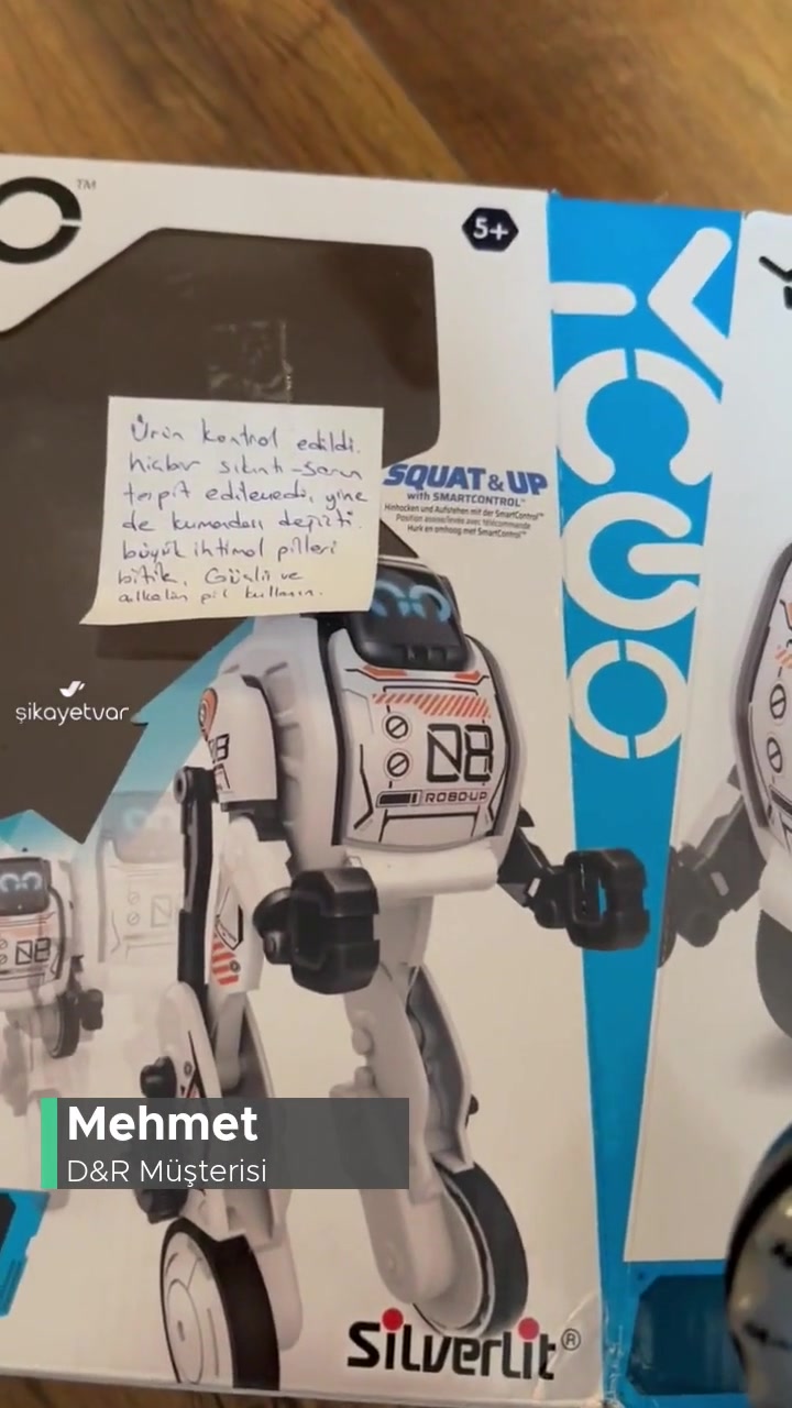 D&R Ve Neco Toys'tan Alınan Robot Tam Bir Hayal Kırıklığı, İade İse Yok! videonun kapak resmi