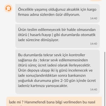 Trendyol İle Teslimat Ve İade Sürecinde Büyük İhmal