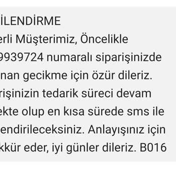 Gratis Kargo Teslimatında Sürekli Gecikme Sorunu